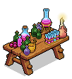 Papa Smurf's Lab table