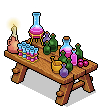 Papa Smurf's Lab table