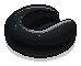 Black pod chair