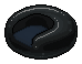 Black pod chair