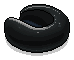Black pod chair