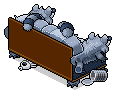 Fake Fur Raccoon Sofa