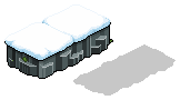 Snow-Topped Rocks