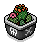 Potted Cactus 3
