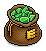 Sack of 500 Emeralds