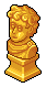 Gold Prince Sculpture
