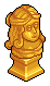 Gold Princess Sculpture