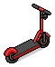 Red Electric Scooter
