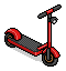 Red Electric Scooter