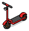 Red Electric Scooter