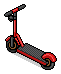 Red Electric Scooter