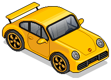 Yellow Sports Car