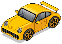 Yellow Sports Car
