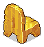 Solid Gold Chair