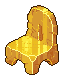 Solid Gold Chair