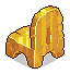 Solid Gold Chair