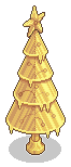 Solid Gold Christmas Tree