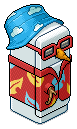 Holiday Frosty Fridge