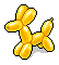 Yellow Dog Balloon
