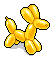 Yellow Dog Balloon