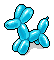 Blue Dog Balloon