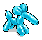 Blue Elephant Balloon