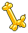 Yellow Giraffe Balloon