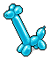 Blue Giraffe Balloon