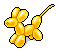 Yellow Mouse Balloon