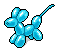 Blue Mouse Balloon