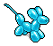 Blue Mouse Balloon