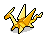 Yellow Origami Dragon