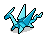 Blue Origami Dragon
