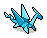 Blue Origami Dragon