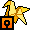 Yellow Origami Horse