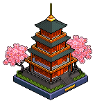 Miniature Hanami Temple