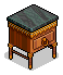 Vintaque Bedside Table