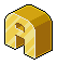 Golden Letter Blocks