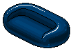 Dark Blue Pod Sofa