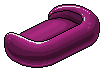 Fuchsia Pod Sofa