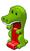 Oversized Crocodile Chair