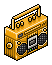 Gold Boombox
