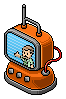 Retro-Futuristic TV Set
