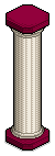 Maroon Classic Pillar