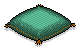 Pillow - aqua