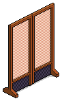 Rose Gold Oriental Screen