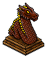 Brown Dragon Lamp