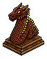 Brown Dragon Lamp