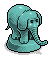 Teal Elephant Statue