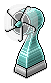 Teal Powered Fan